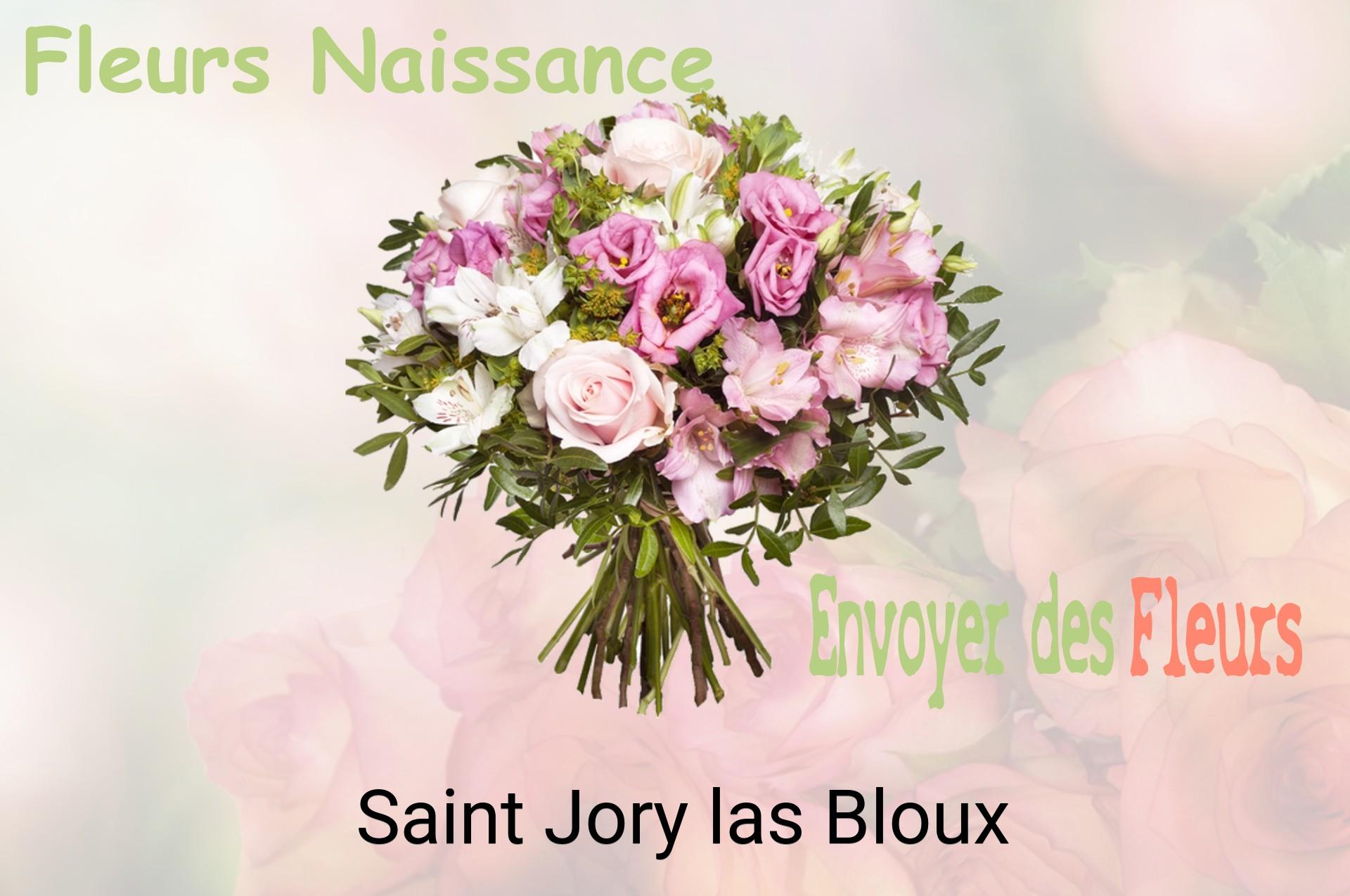 Bouquet de fleurs de naissance livré à Saint-Jory-las-Bloux